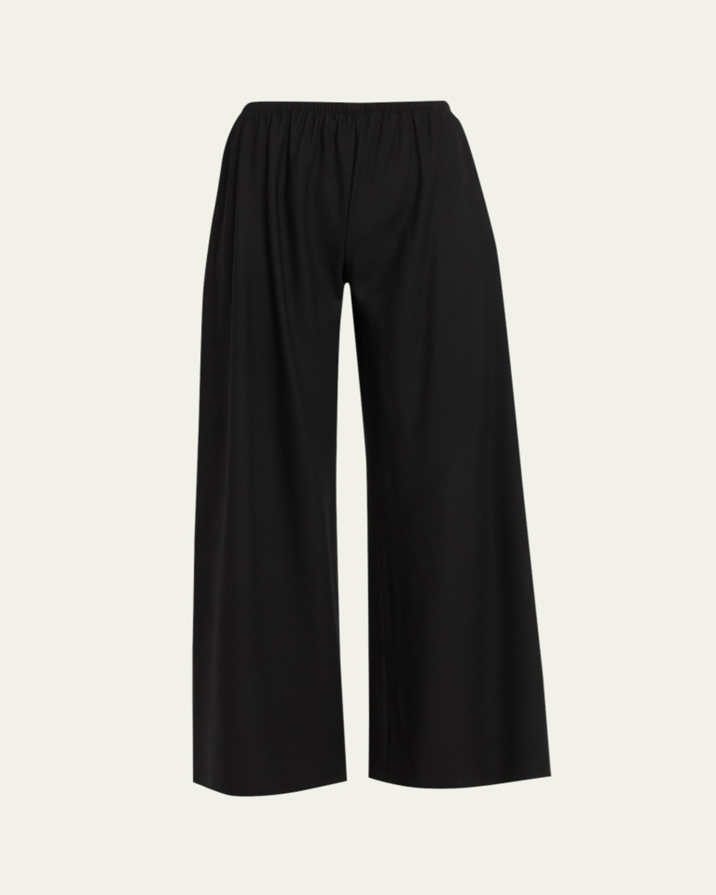 THE ROW Gala Wide-Leg Crepe Pants | Bergdorf Goodman