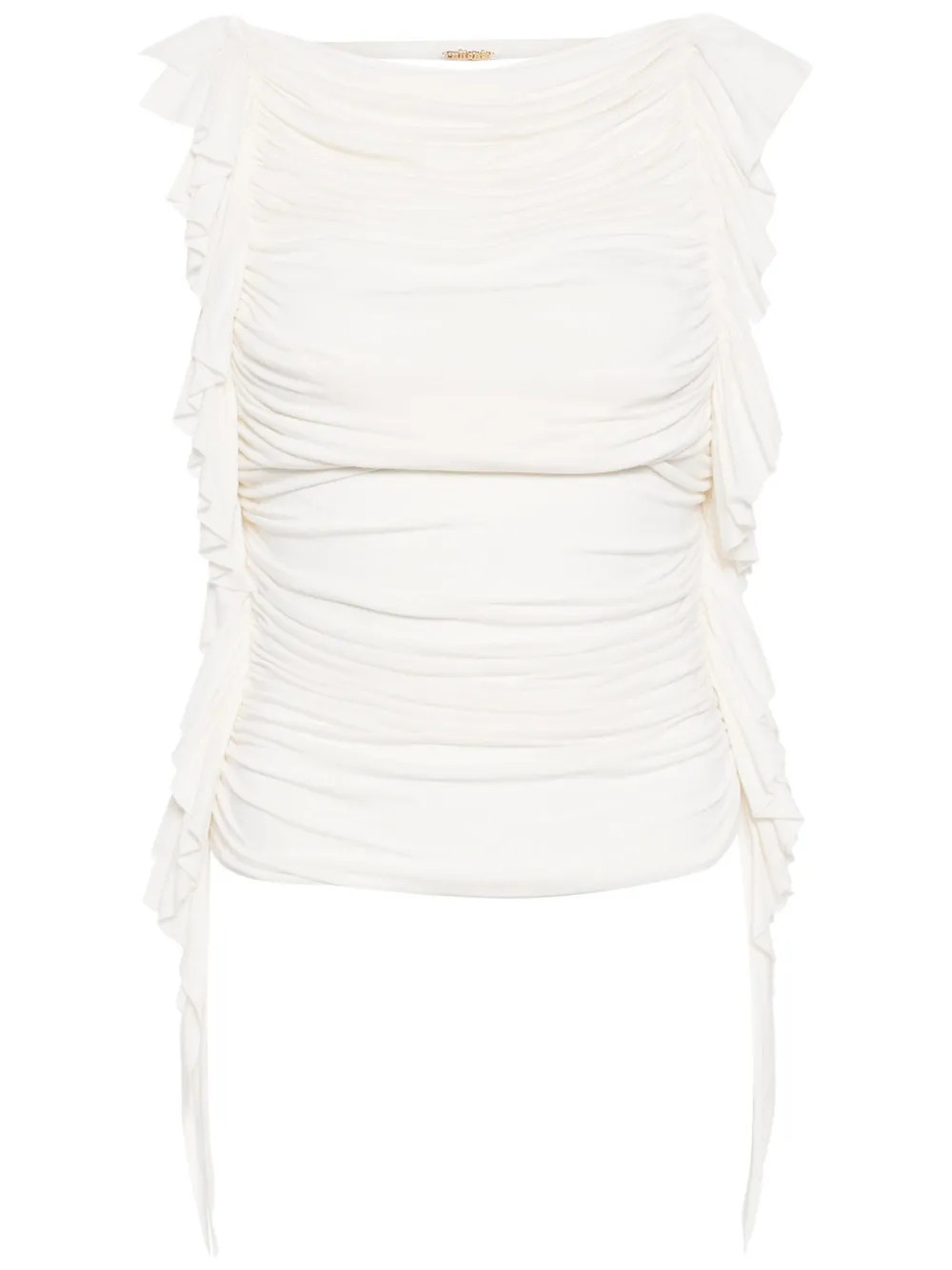 Cult Gaia Nakia gathered top - White | Farfetch Global