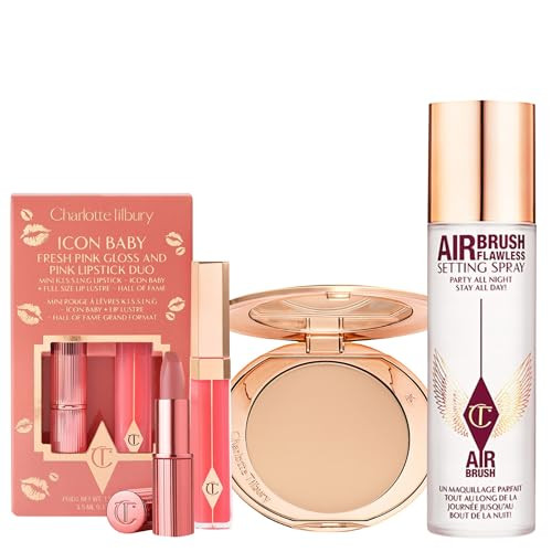 Charlotte Tilbury Holiday Kit - AIRbrush Flawless Setting Spray + AIRbrush Flawless Finish + Icon... | Amazon (US)