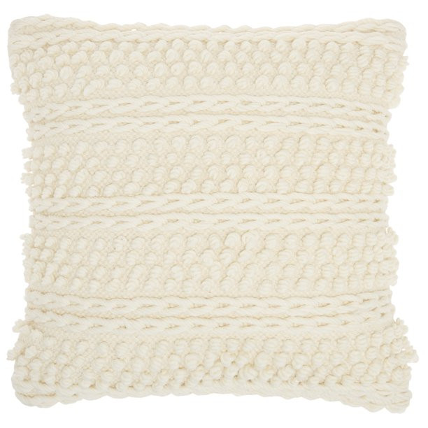 Nourison Life Styles Ivory Decorative Throw Pillow , 18"X18" - Walmart.com | Walmart (US)