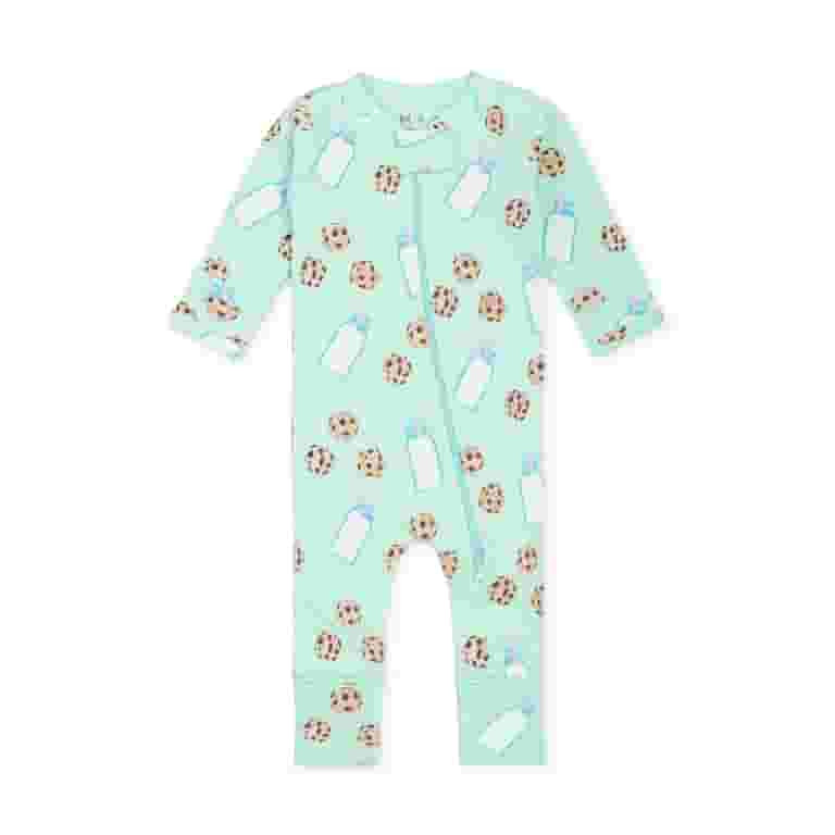 M+A by Monica + Andy Organic Cotton Baby Gender Neutral Long Sleeve Baby One-Piece Pajama, Sizes ... | Walmart (US)