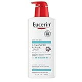 Eucerin Advanced Repair Body Lotion, Unscented Body Lotion for Dry Skin, 16.9 Fl Oz Pump Bottle | Amazon (US)