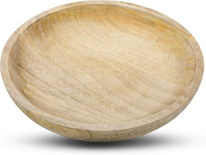SaKeGa Wooden Round Plate | Amazon (US)