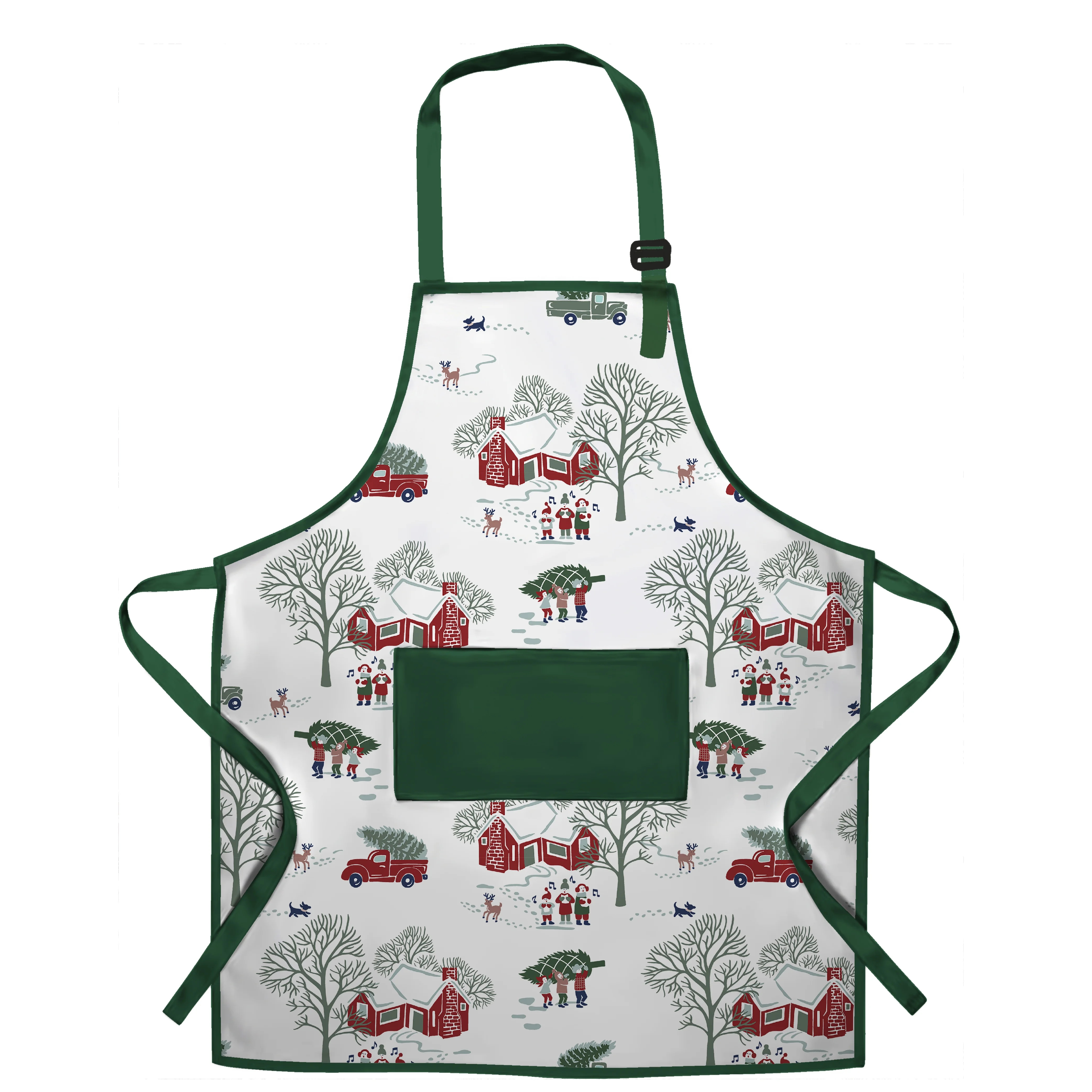 Holiday Time Christmas Plaid Apron – Festive Holiday Baking Apron - Walmart.com | Walmart (US)