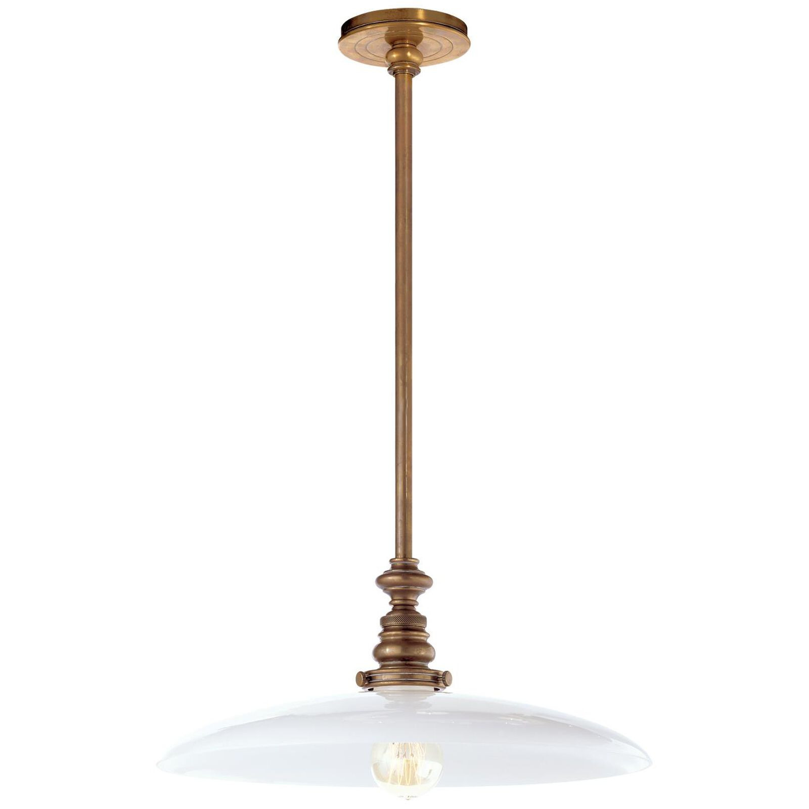 Visual Comfort Signature Collection Chapman & Myers Boston 10 Inch Mini Pendant | 1800 Lighting
