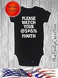 Please watch your mouth no cuss words Shirt black Gerber onesie | Amazon (US)