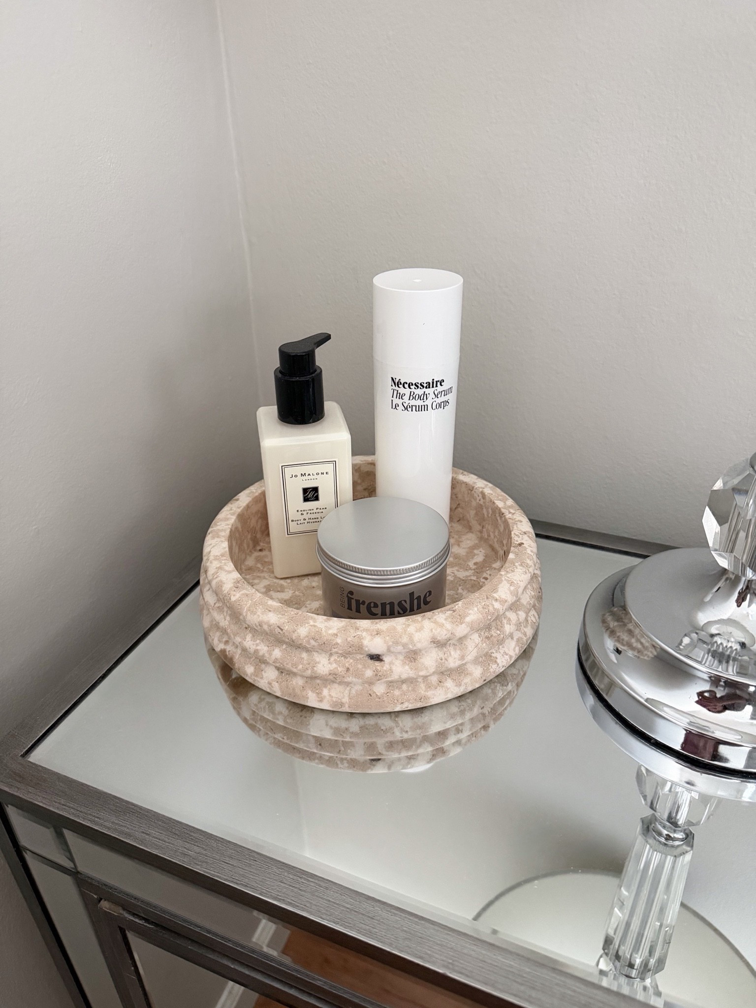 bedside table decor 🤍

Neutral home, nightstand setup