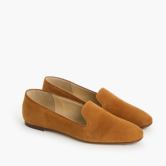 Suede smoking slippers | J. Crew US