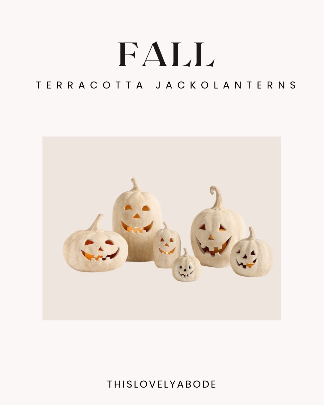 These terracotta jack-o-lanterns come in 4 color options. They’re spooky chic! 
#pumpkins #jackolanterns #potterybarn #falldecor #halloweendecor

#LTKHome #LTKSeasonal