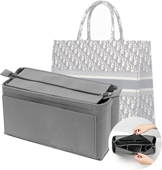 MODOWEY Purse Organizer Insert for Handbags with Removable Zipper Compatible with Speedy 35 & Med... | Amazon (US)
