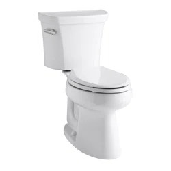 Kohler Highline Comfort Height Two-Piece Elongated 1.28 GPF Toilet with Class Five Flush Technolo... | Wayfair North America