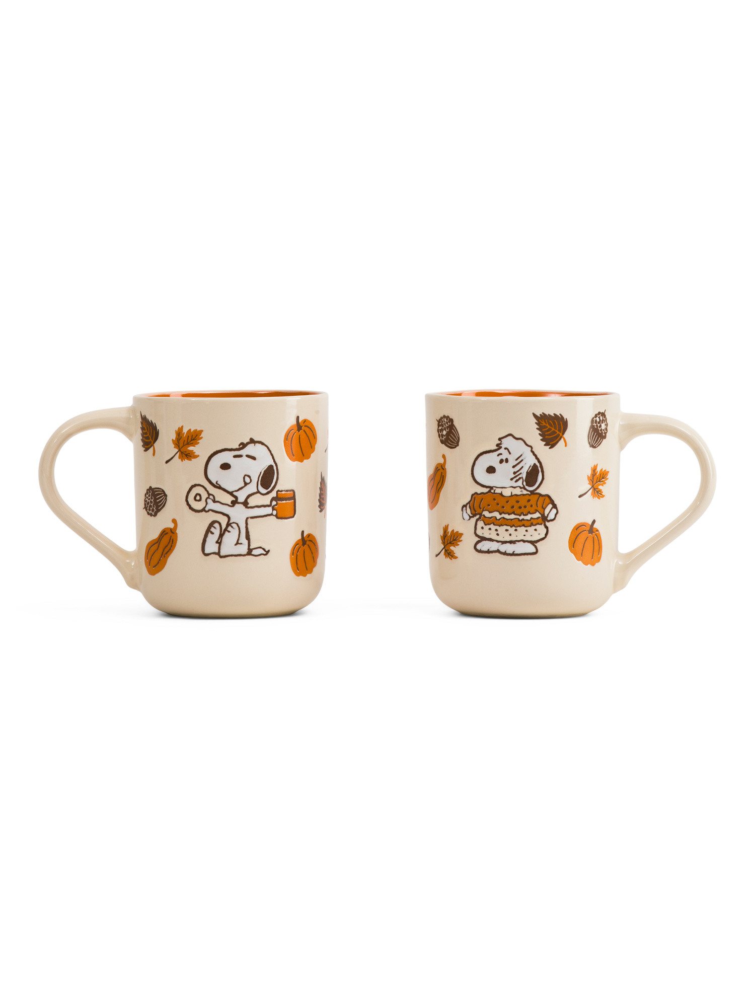 2pk Handpainted Snoopy Cozy For Harvest Mugs | TJ Maxx