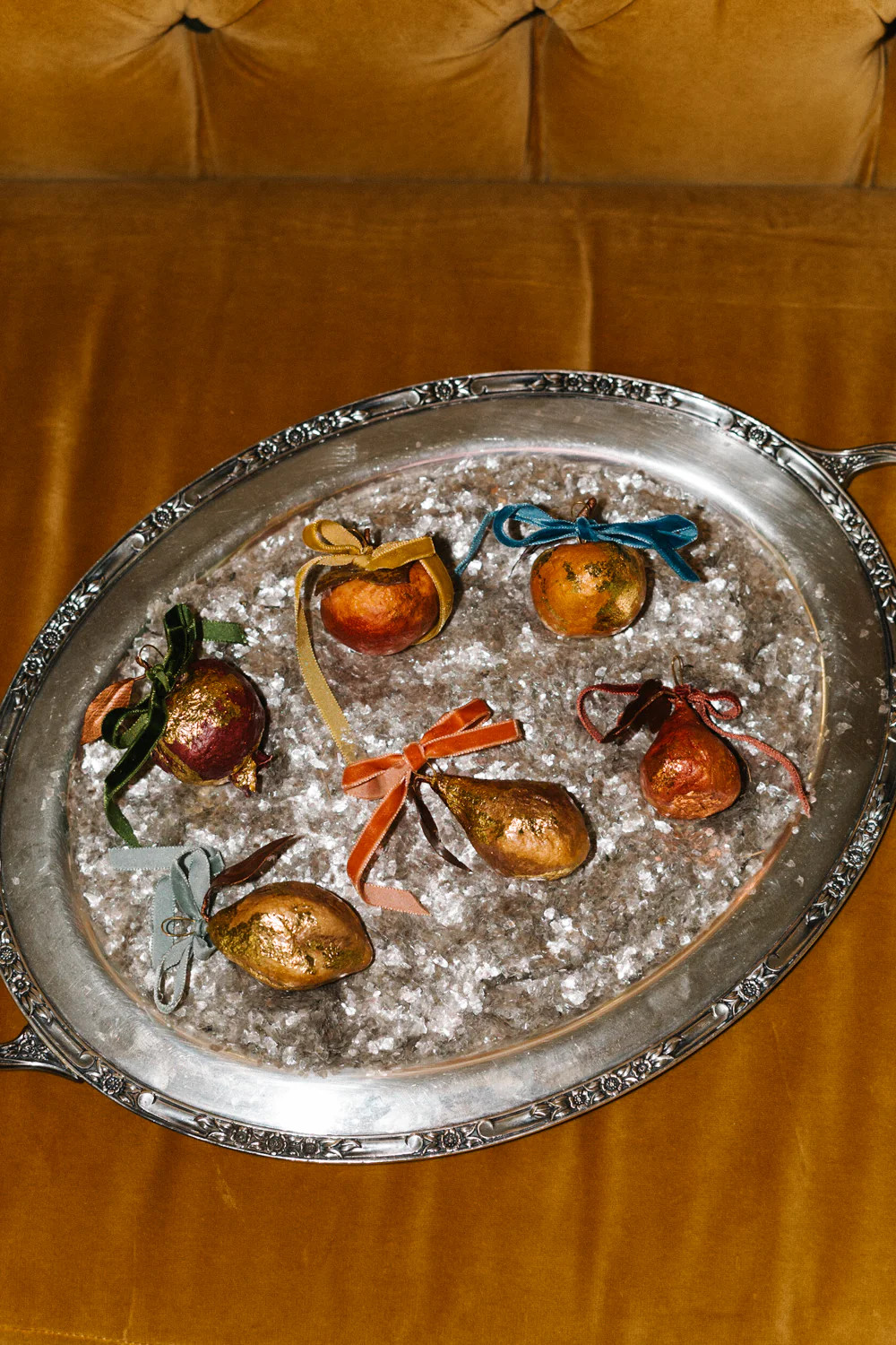 Fig Gilded Fruit Ornament | Parterre