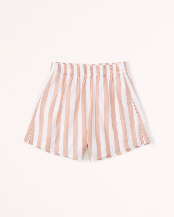 Women's Poplin Pull-On Shorts | Women's Bottoms | Abercrombie.com | Abercrombie & Fitch (US)