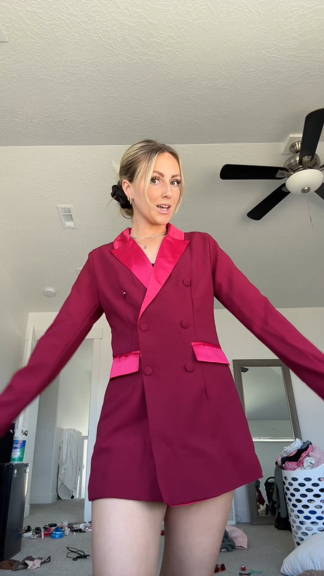 LikeMyChoice Women Satin Lapel Blazer Mini Dress, Double Breasted Long Sleeve Bodycon Suit Dress

Note: Alternative product tag 

 #LTKMidsize #LTKPetite #LTKPlusSize