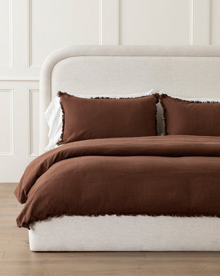 Hendricks Chocolate Cotton Duvet King/Cal. King | McGee & Co. (US)