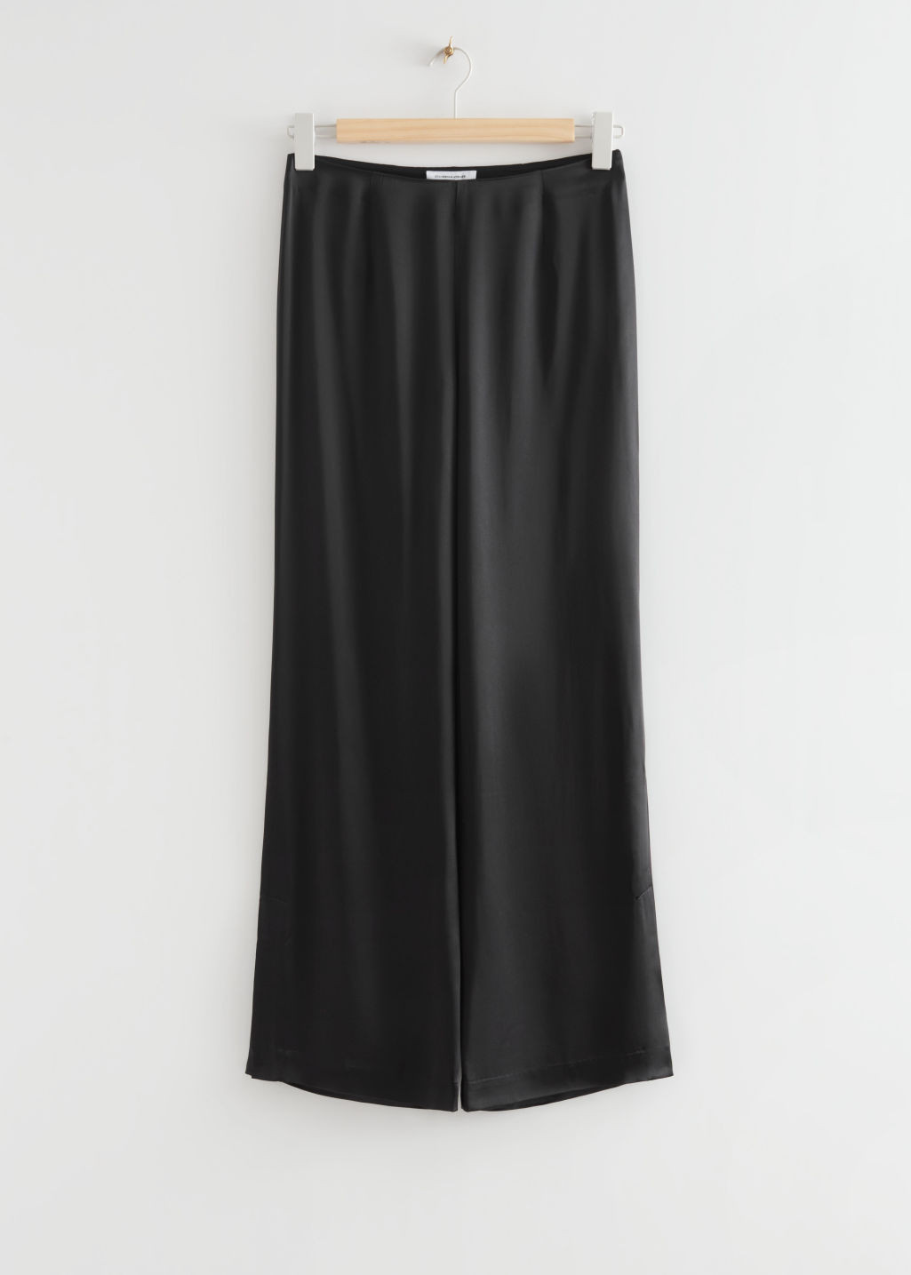 Fitted Slit-Hem Satin Trousers | & Other Stories (EU + UK)