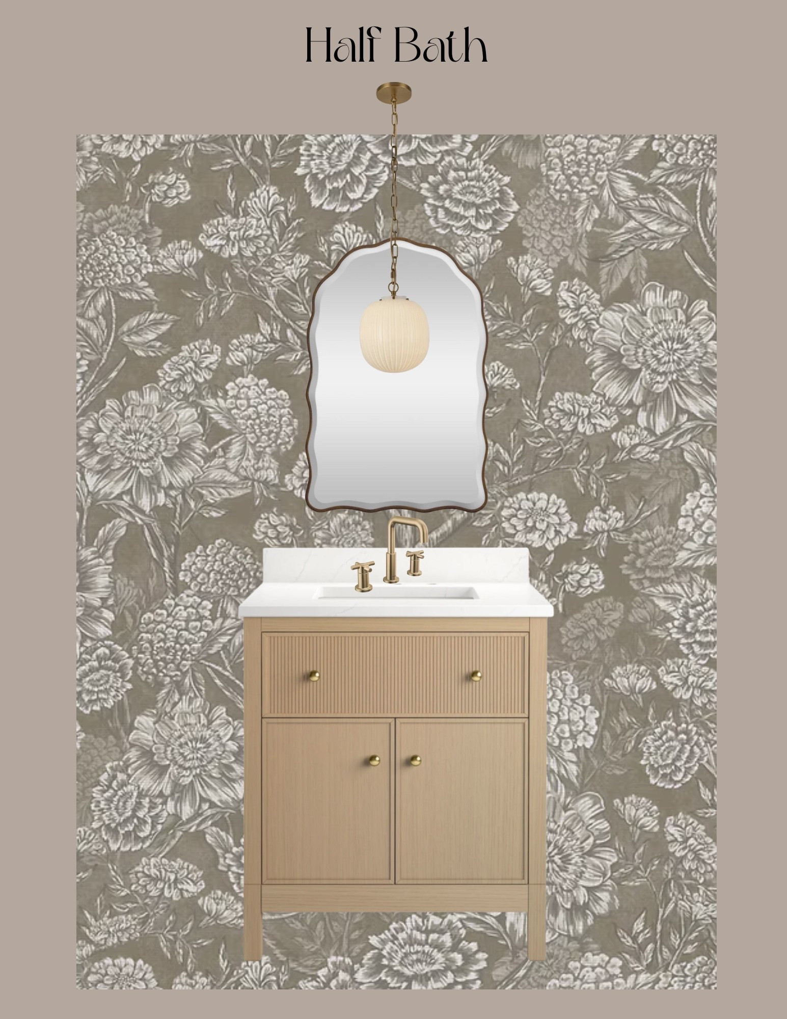 Love this half bath design🙌🏻

#LTKFamily #LTKHome #LTKSaleAlert