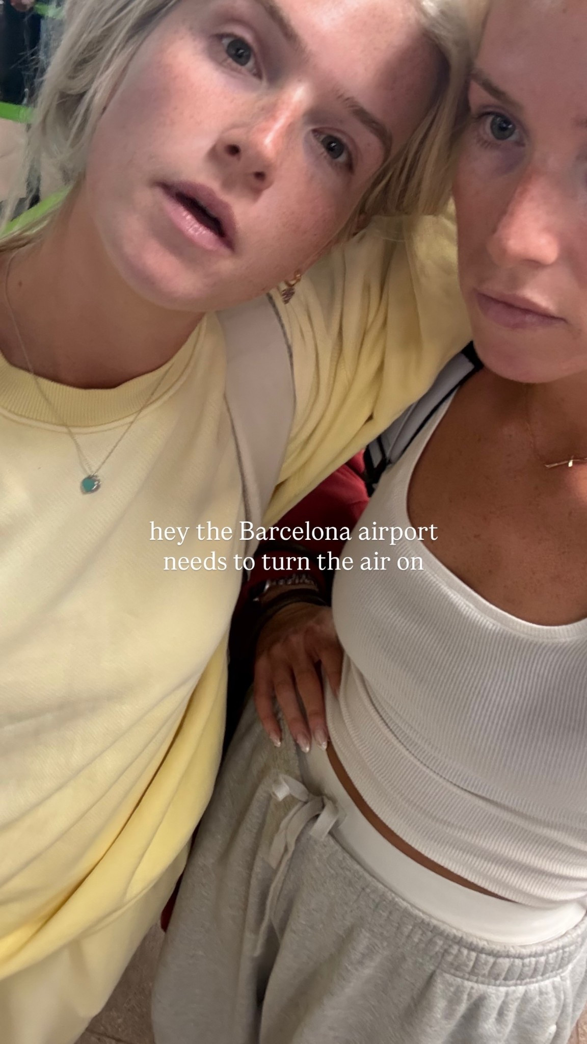 hey the Barcelona airport needs to turn the air on

#LTKSaleAlert #LTKootd #LTKTravel