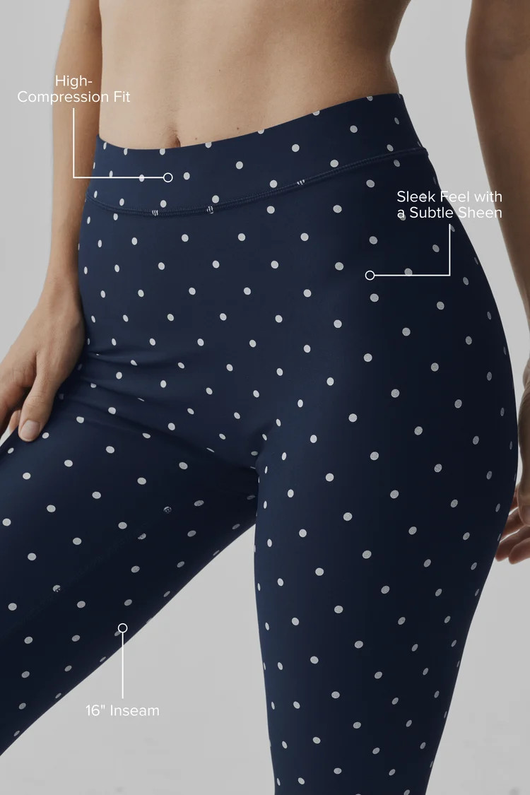 Airlift Polka Dot High-Waist Iconic 90's Capri | Alo Yoga