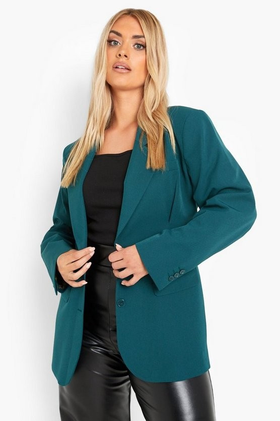 Plus Premium Oversized Blazer | Boohoo.com (US & CA)