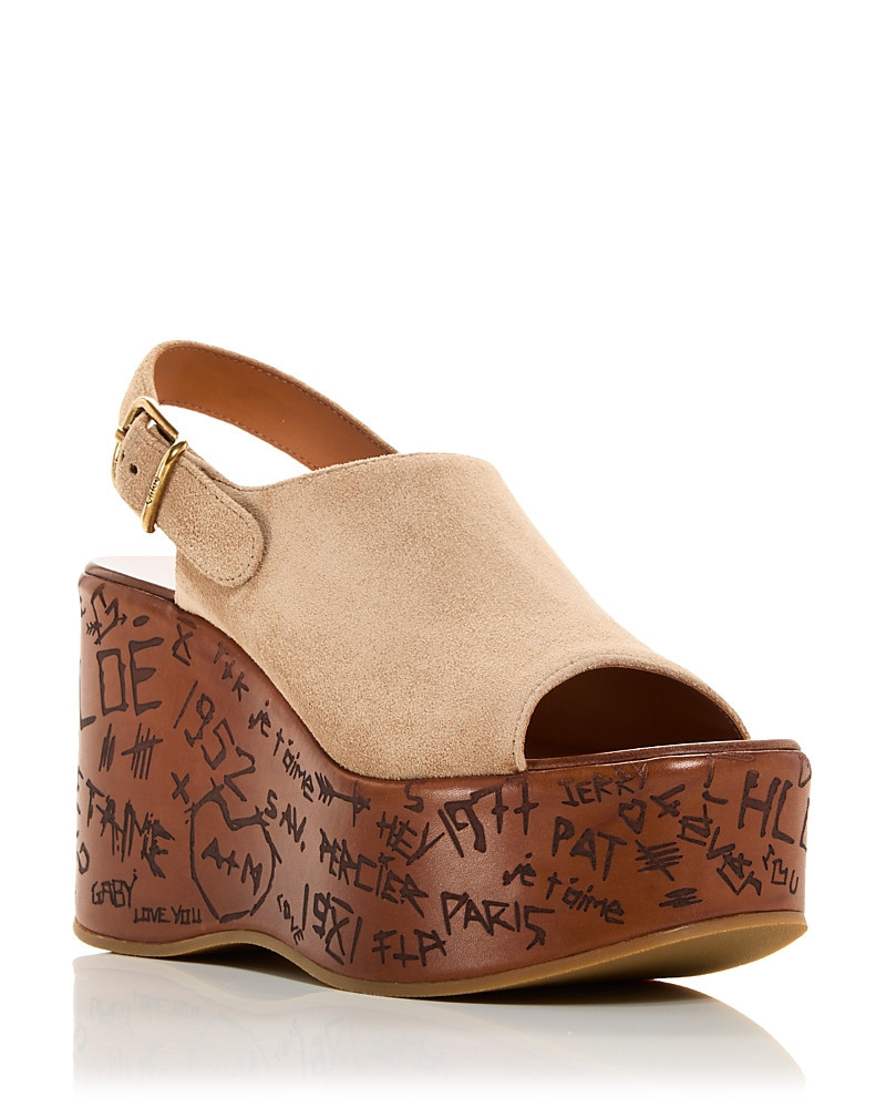 Chloe Women's Maxime Platform Wedge Sandals | Bloomingdale's (US)