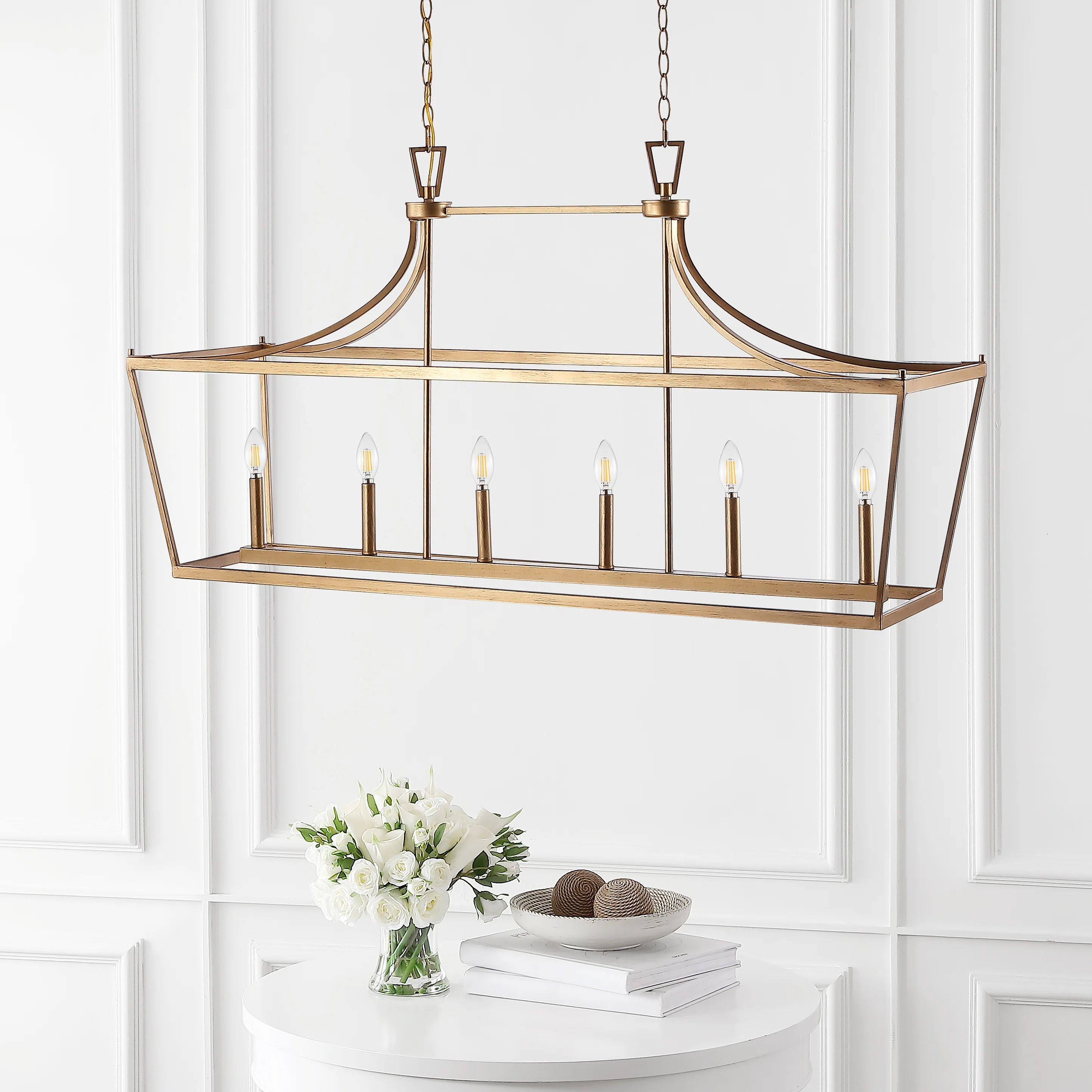 Nardone 6 - Light Kitchen Island Linear Pendant | Wayfair North America
