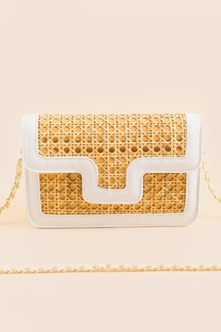 Nicole Rattan Crossbody | Francesca's