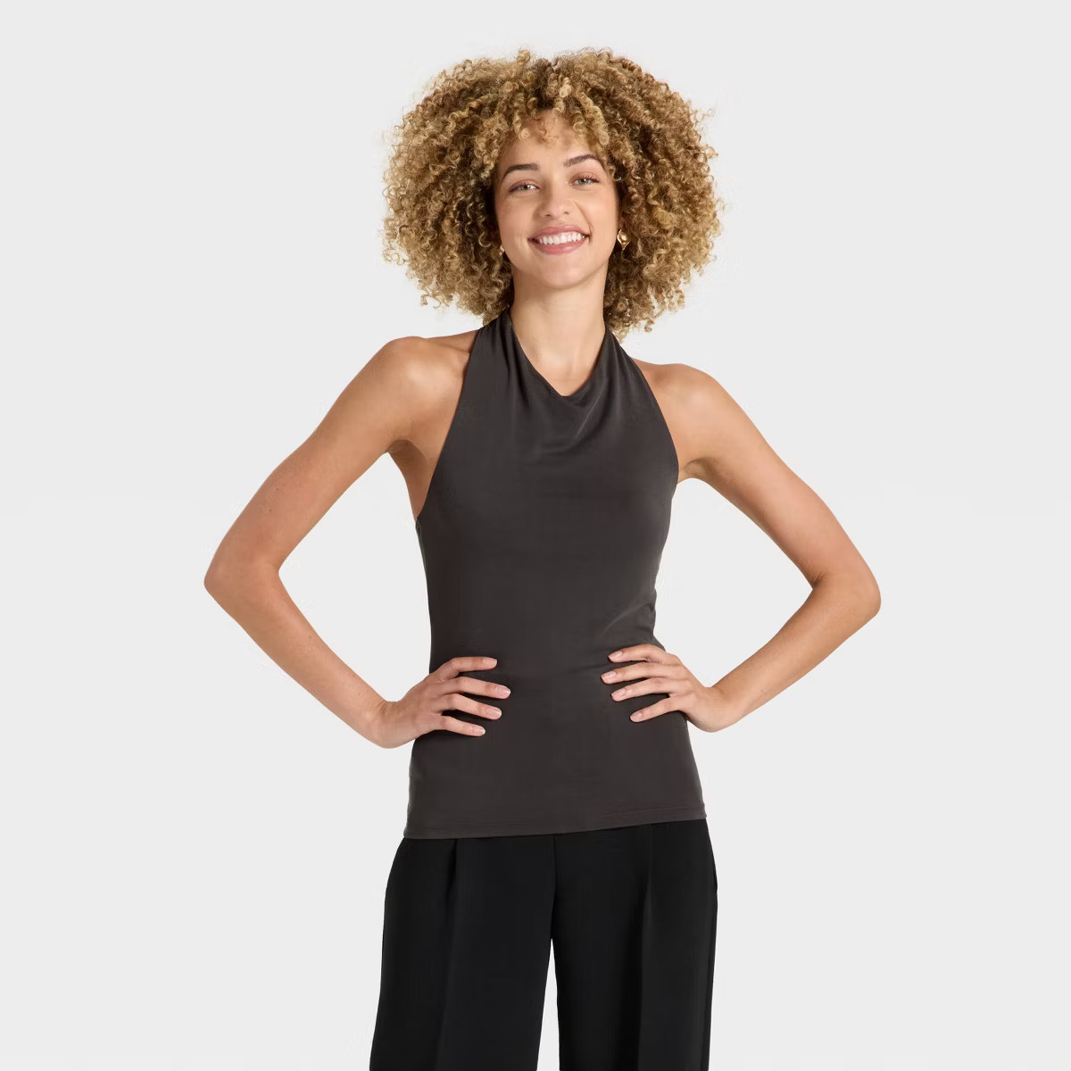 Women's Sandwash Halter Neck Top - A New Day™ | Target