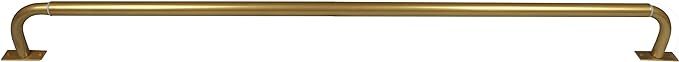MERIVILLE 1-Inch Diameter Wrap Around Blackout Curtain Rod, 28-Inch to 48-Inch, Gold Finish | Amazon (US)