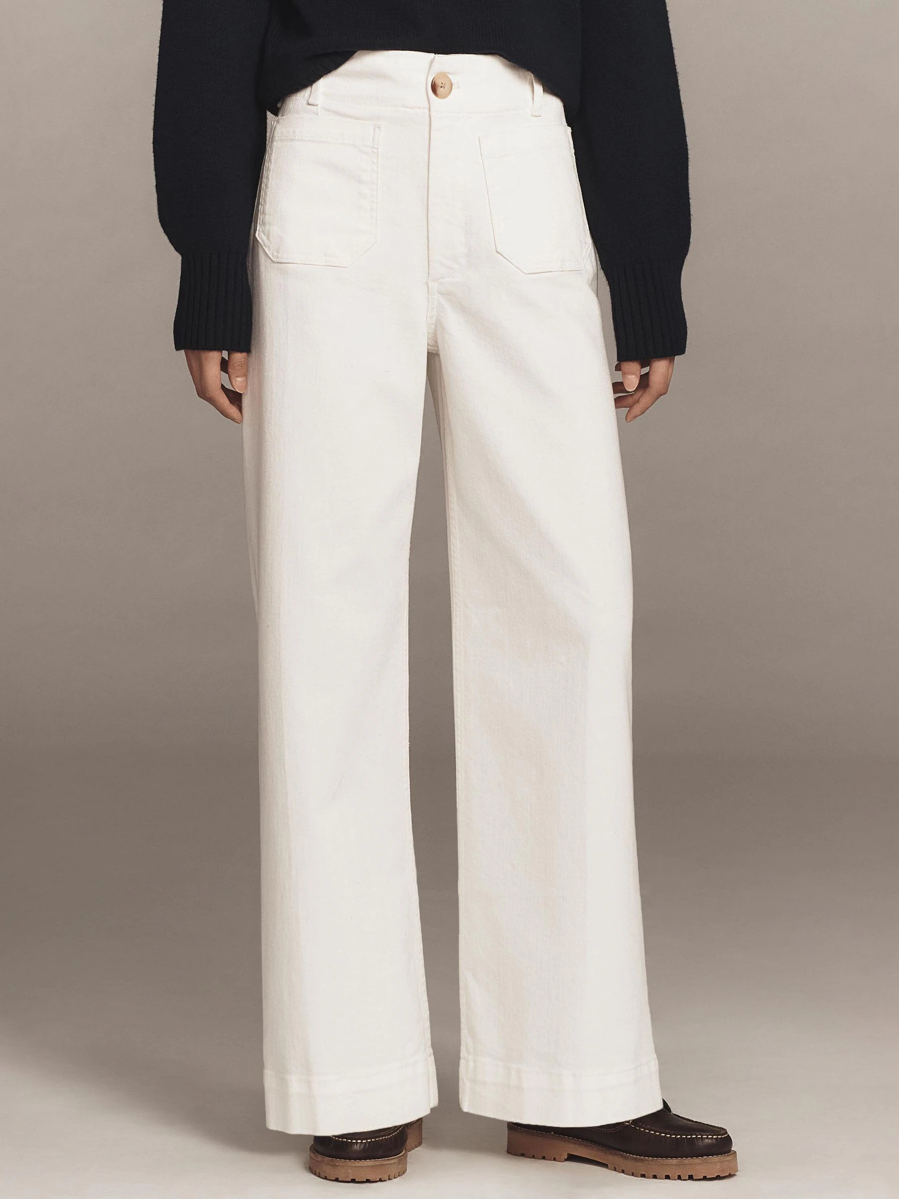 Anthropologie Anthropologie White Maeve Colette Full-Length Jeans | Next US