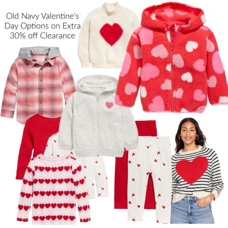 Extra 30% off Valentine’s Day options at old navy! Added some hot deals in there too! 

#LTKkids #LTKsalealert