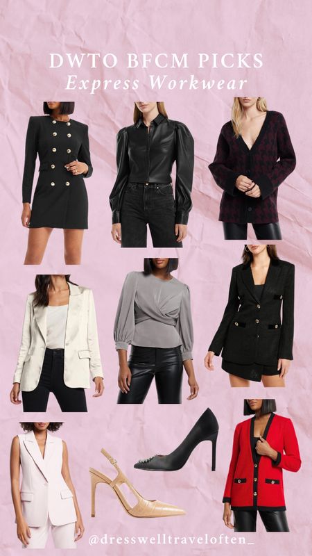 Express sale | workwear | blazers | work blouse 



#LTKHoliday #LTKCyberweek #LTKworkwear