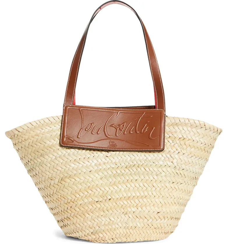 Loubishore Logo Straw Tote | Nordstrom