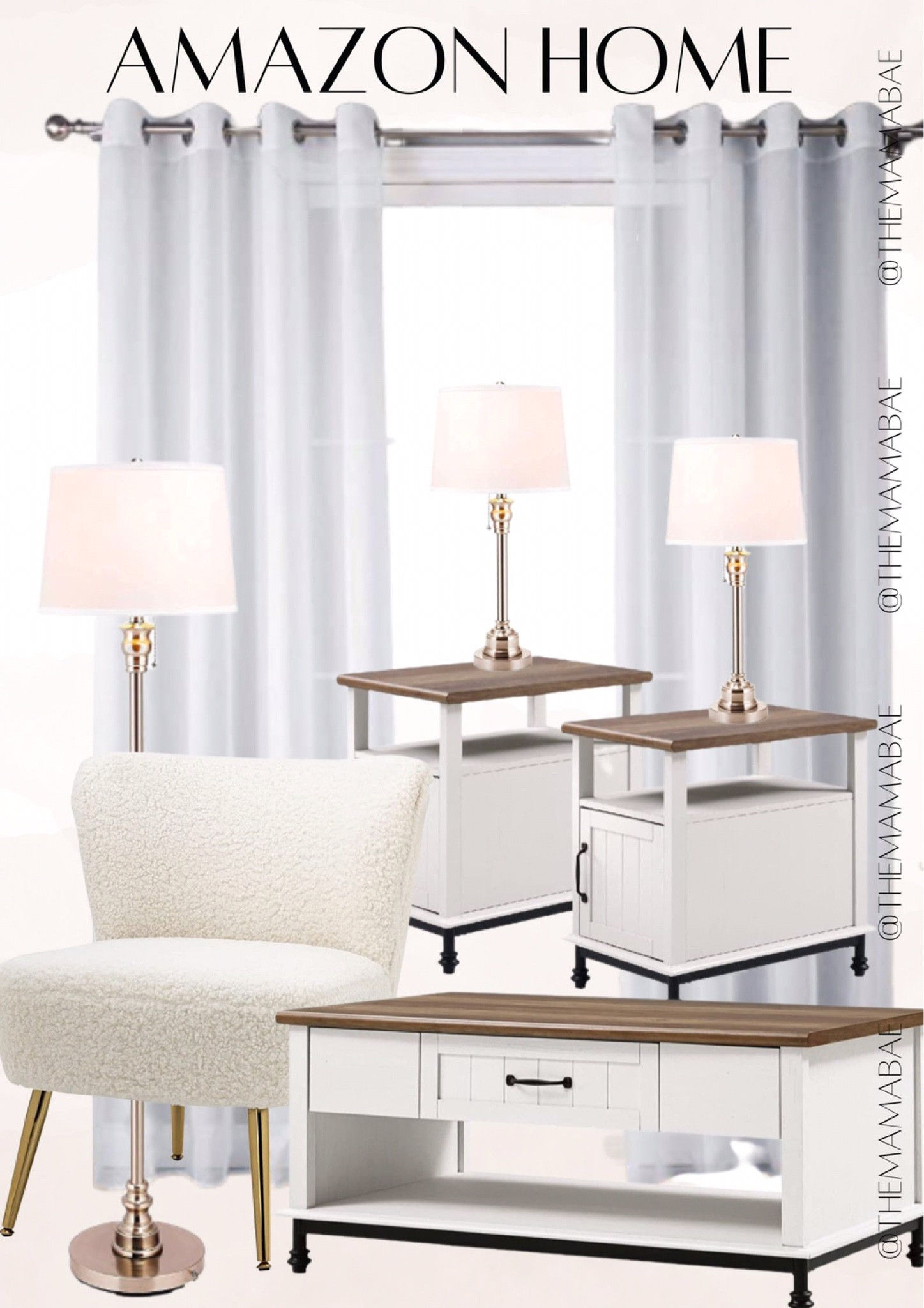 You won’t believe the price of the coffee table & 2 side tables (they come as a set)! Also the lamp set comes in a set of 3 and the price is fabulous 💥 

#AmazonFinds #FounditOnAmazon 

#LTKhome #LTKunder100 #LTKFind