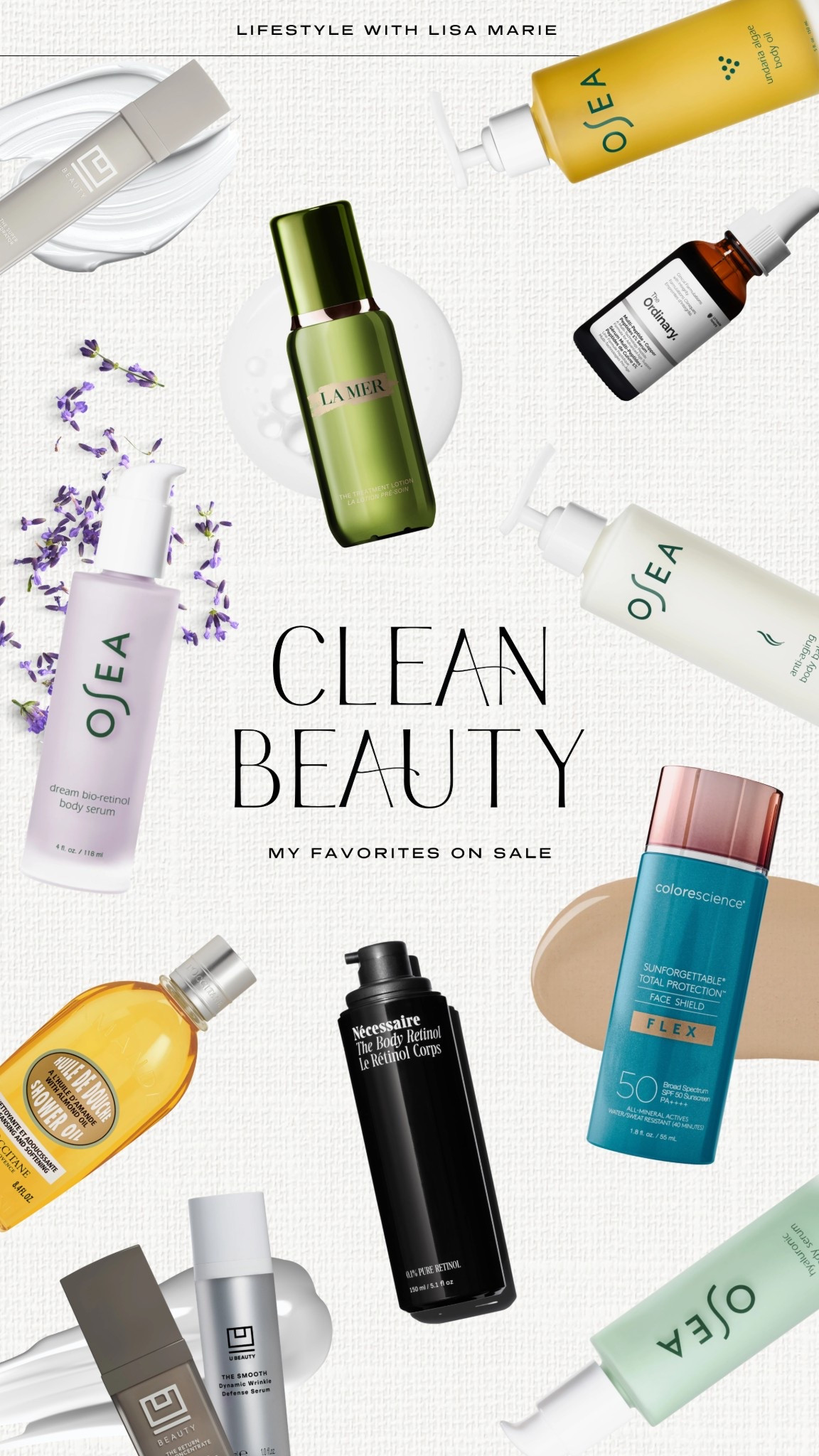 Clean beauty and anti-aging products. Face and body serum. Eye creams. Wrinkle prevention. Body lotion. Shower oil. SPF makeup. 

#LTKselfcare #LTKmorningroutine #LTKBeauty