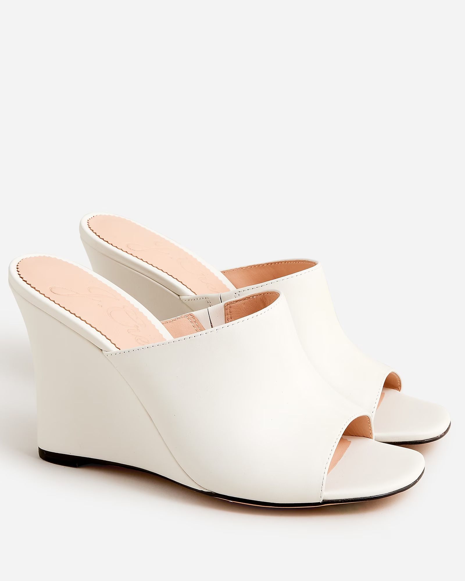 Bianca wedge sandals in leather | J.Crew US