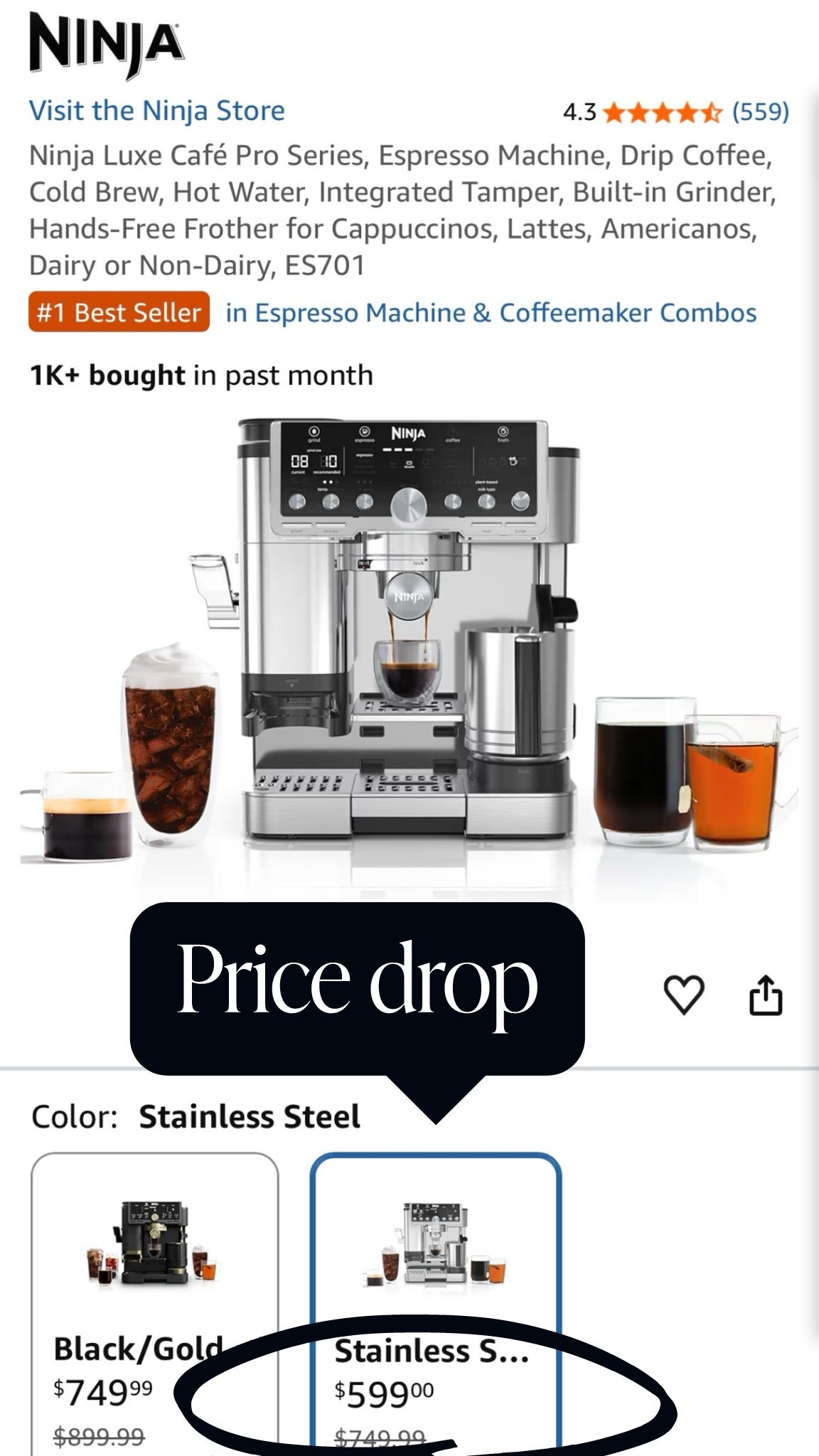 My favorite espresso / coffee maker is on SALE!!  If you’ve been eyeing it now is the time to add to your cart.

#LTKmomlife #LTKHome #LTKSaleAlert