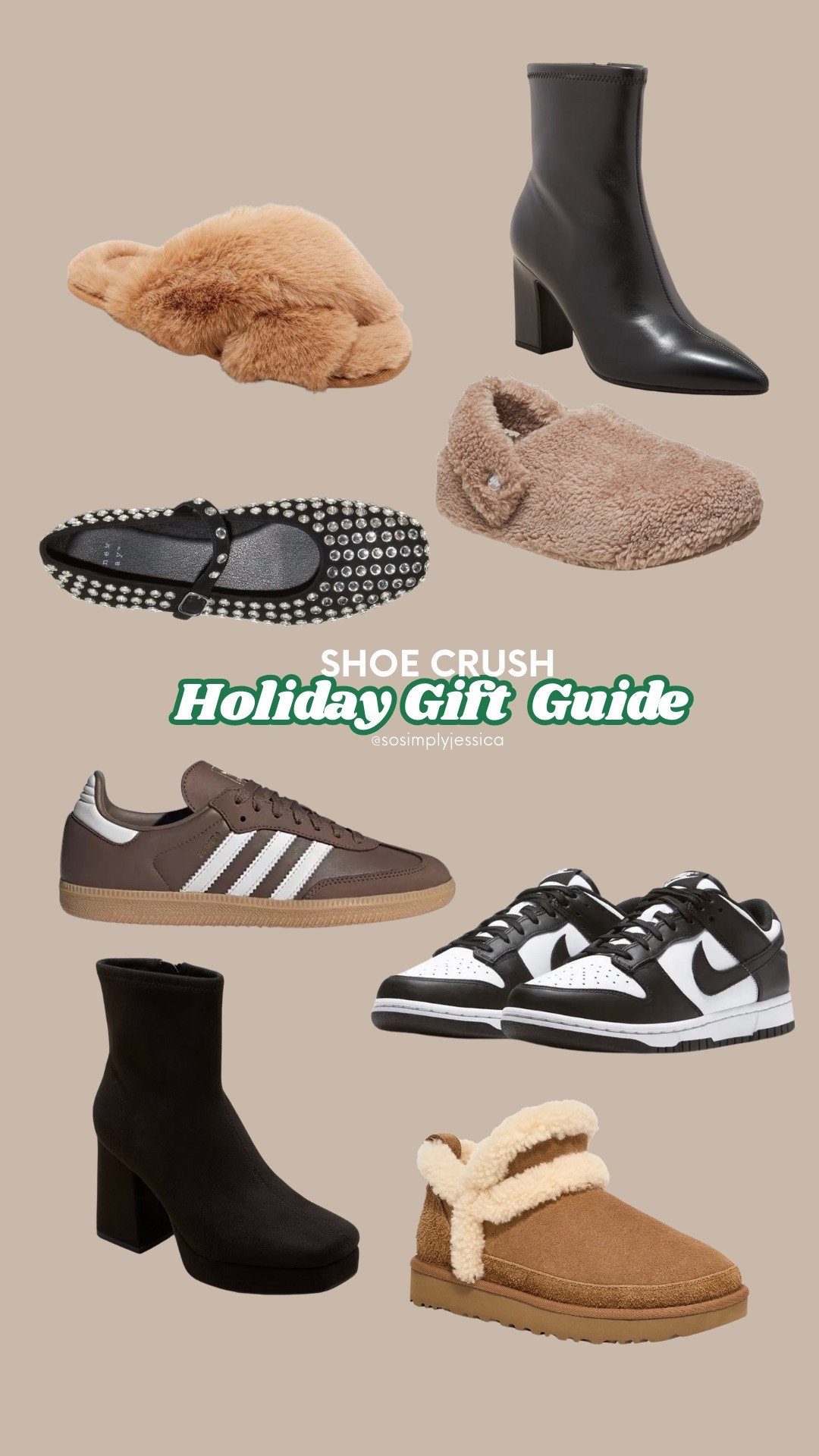 Holiday Gift Guide for the shoe lover!

Holiday, season decor, Gift Guides, Christmas gifts, women’s shoes, shoes crush 

#LTKHoliday #LTKGiftGuide #LTKShoeCrush