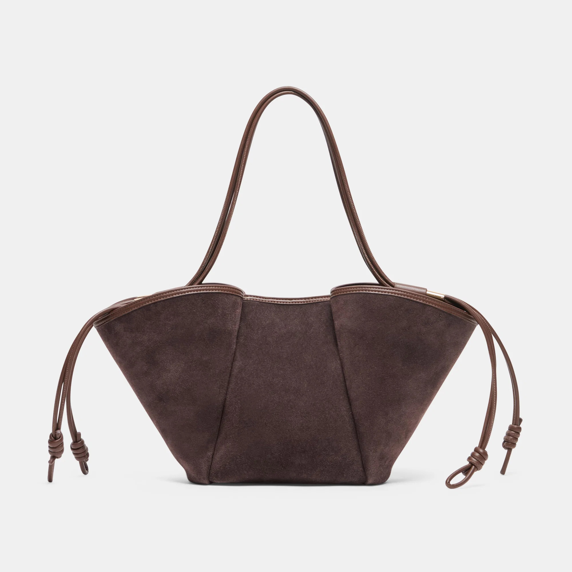 Maro Tote in Chocolate Suede By Dolce Vita | DolceVita.com