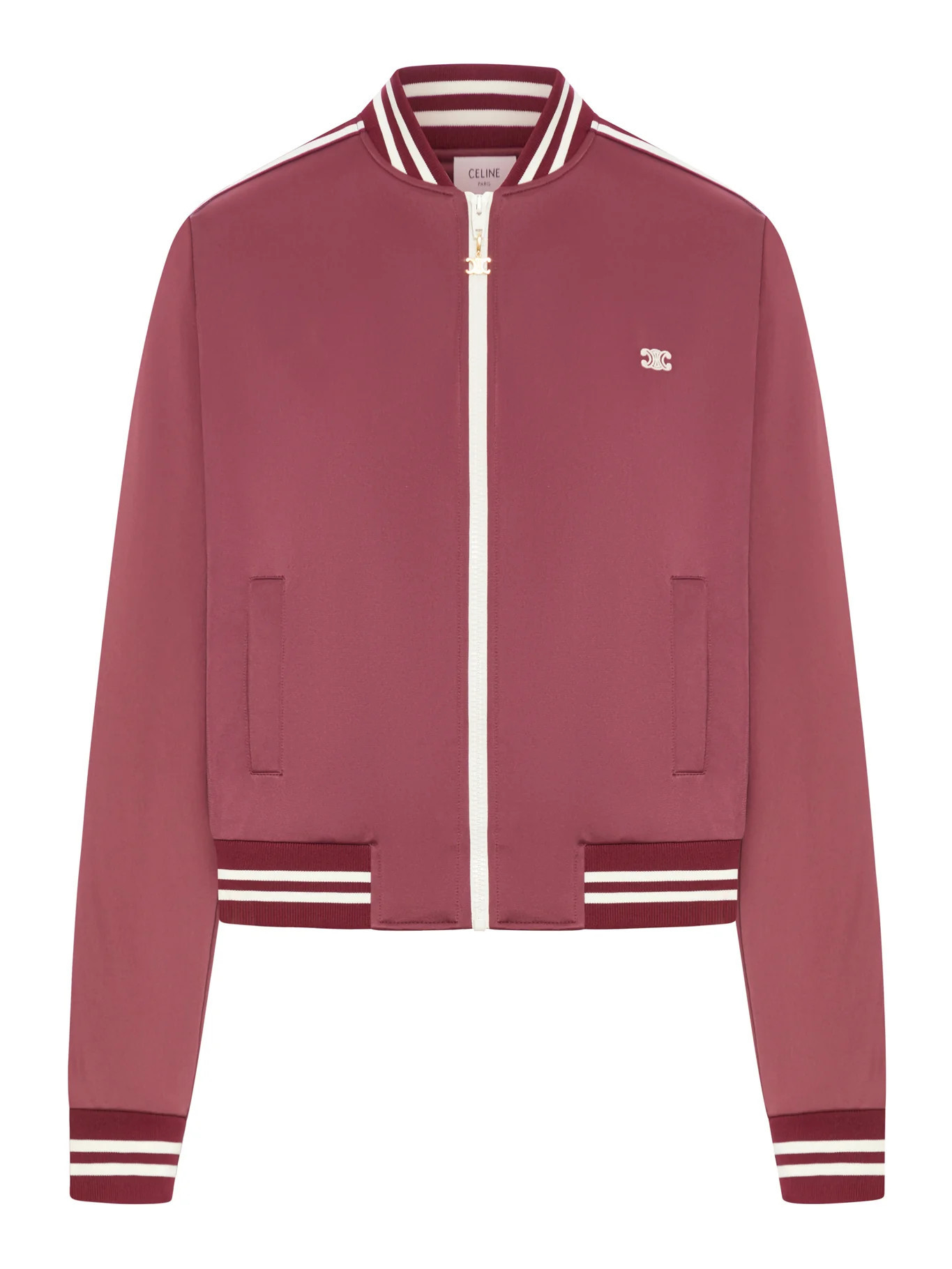 TEDDY JACKET WITH TRIOMPHE LOGO - Celine - Woman | Suitnegozi INT