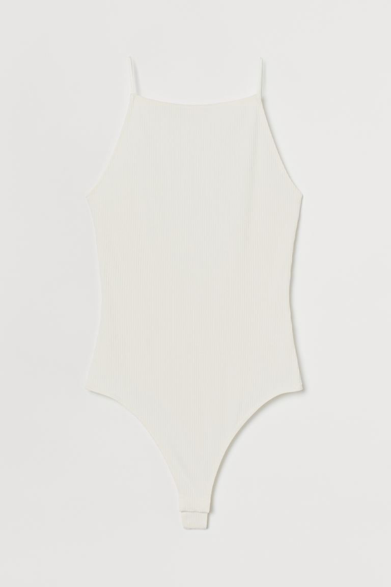 Ribbed thong body | H&M (UK, MY, IN, SG, PH, TW, HK)