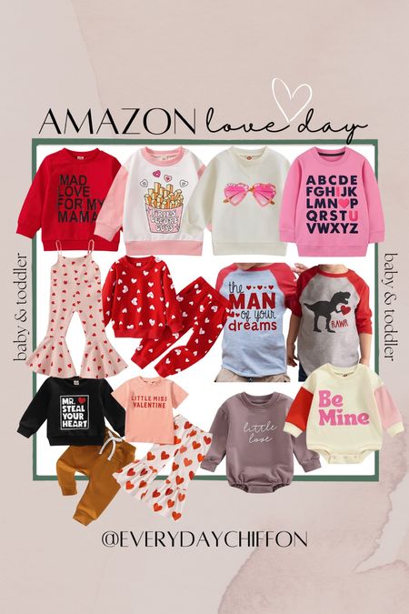 Valentine’s Day outfit 
Amazon fashion 
Toddler outfits 
Baby outfits 




Baby girl outfits 
Baby boy outfits 
Toddler boy outfits
Toddler girl outfits 

#LTKkids #LTKbaby #LTKSeasonal