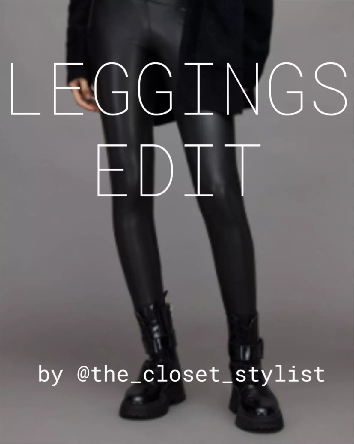 Leather Look High Waisted Leggings curated on LTK