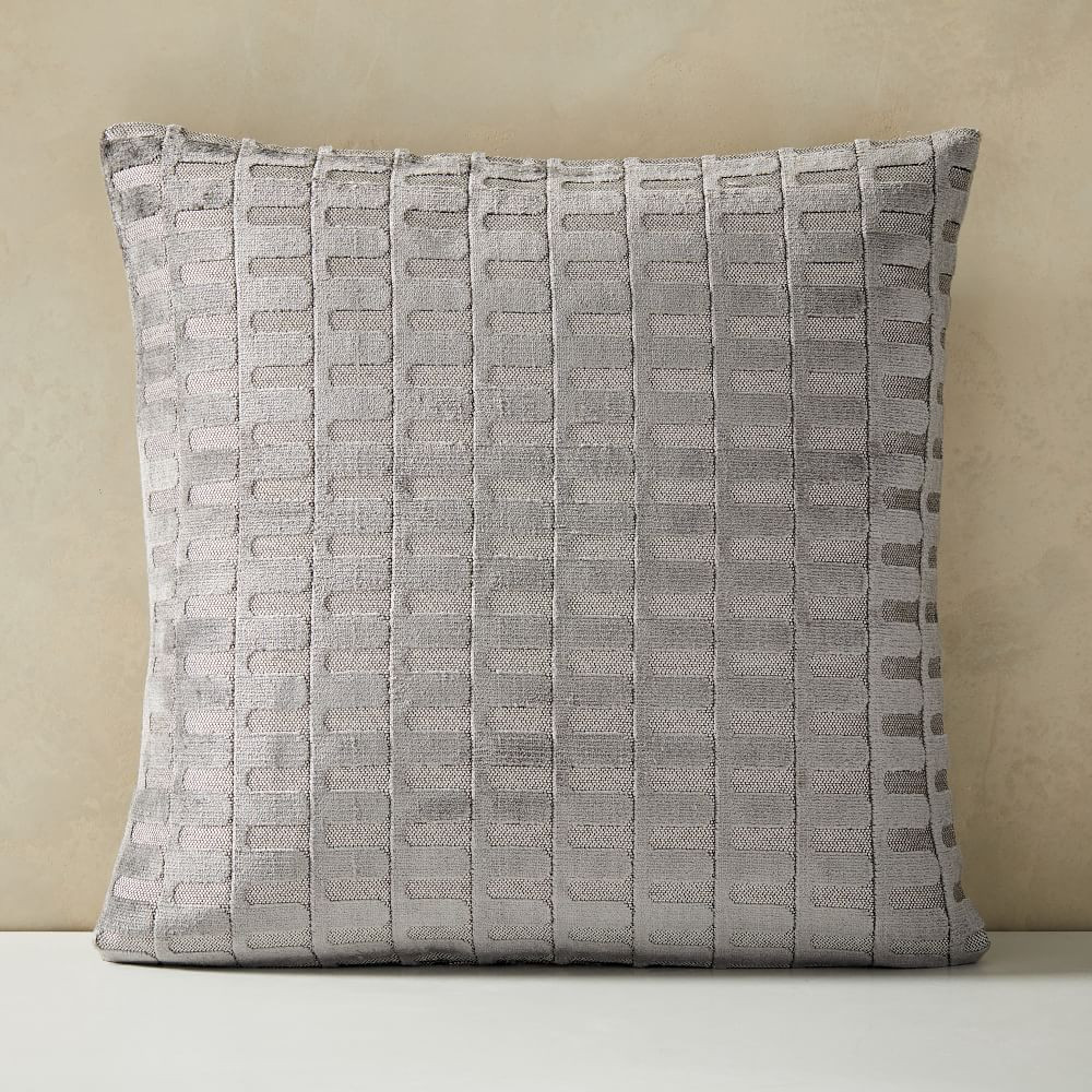 Cut Velvet Archways Pillow Cover | West Elm (US)