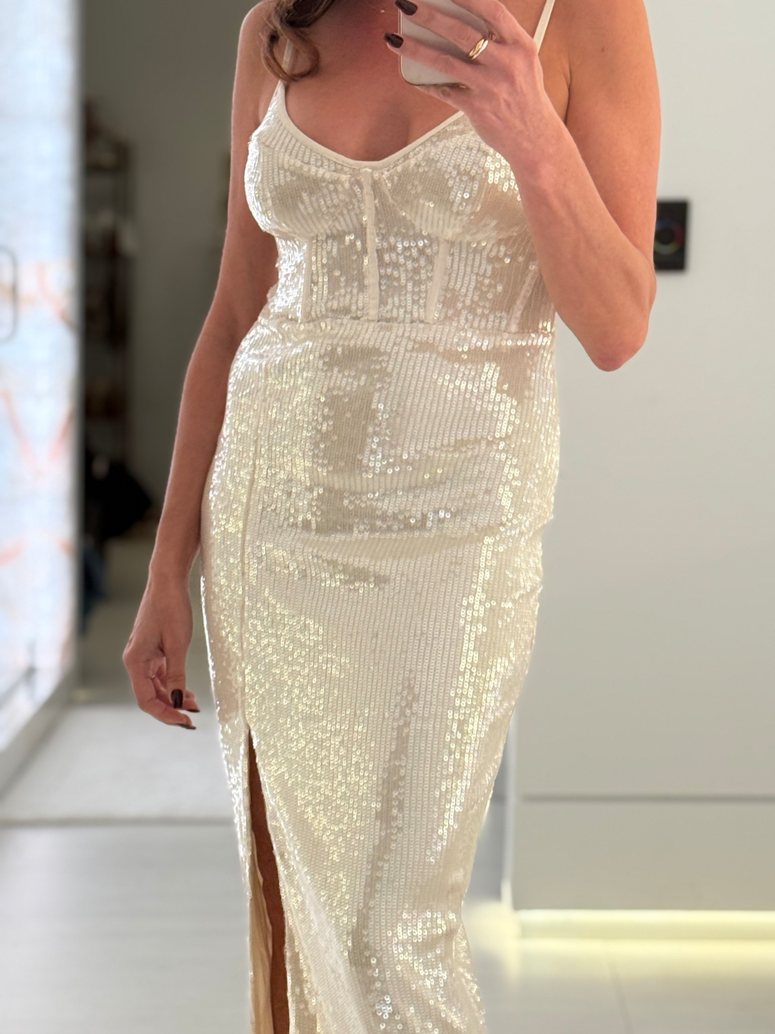 NYE Dress Ready… creamish, white sequence sparkle...

#LTKHoliday #LTKSeasonal #LTKOver40