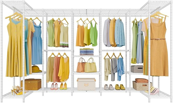 VIPEK U70 Extra Large Garment Rack Heavy Duty Clothes Rack, Freestanding Portable Closet for Bedr... | Amazon (US)