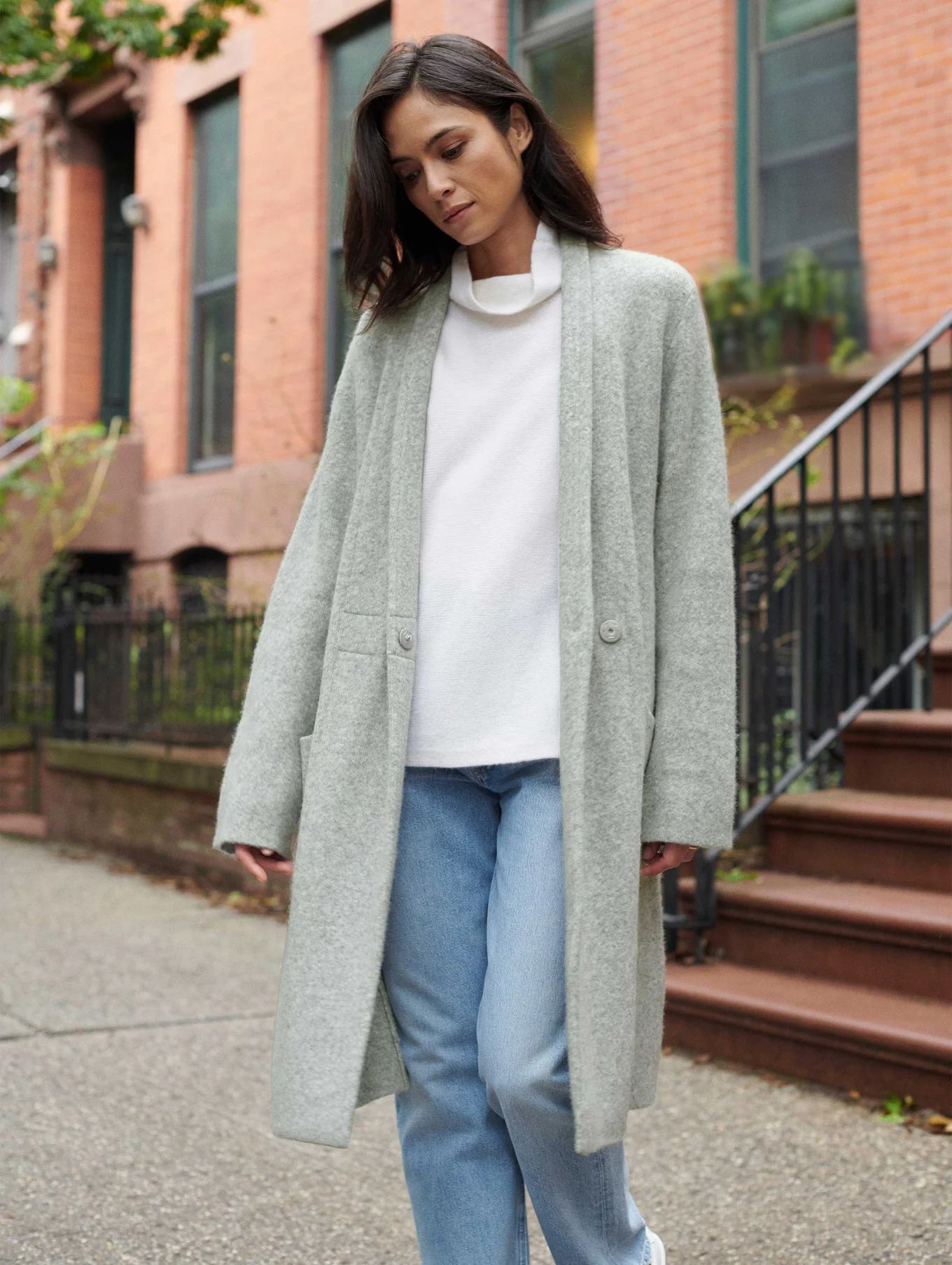 Luxe Plush Coat | White and Warren