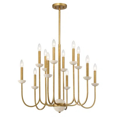 Oakhurst Light Chandelier in Antique Gold | Wayfair North America