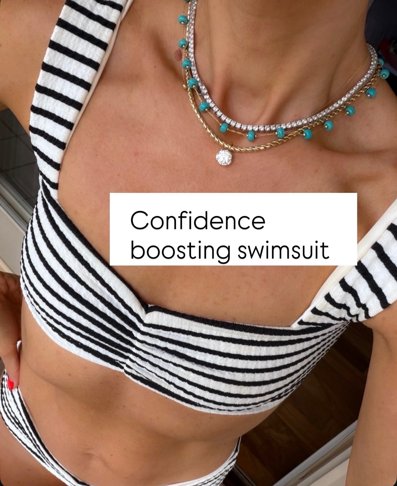 This striped swimsuit is one of those pieces that instantly makes you feel put together. The fit is supportive, flattering, and comfortable, with a classic design you’ll reach for season after season.

Striped swimsuit, One piece swimsuit, Flattering swimwear, Summer vacation style, Beach outfit, Resort wear, Confidence boosting swimsuit, Vacation essentials, Poolside style, annabrstyle

#LTKSwim #LTKSeasonal #LTKTravel
